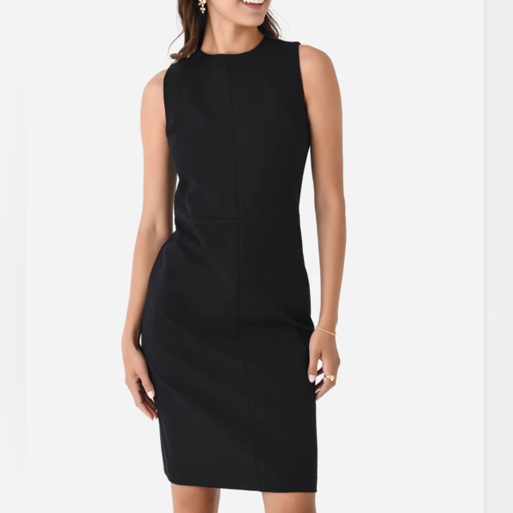 Vince Seamed Front Sheath Dress